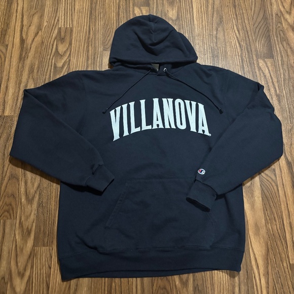 Champion * Villanova Fully Embroidered PullOver Sweatshirt Hoodie * Large. - Picture 1 of 10